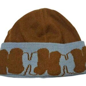 Authentic HERMES Margiela apparel H logo Beanie hat Knit hat Cashmere